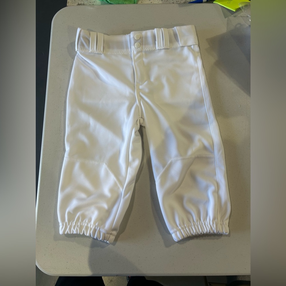 Russell Athletic Youth Medium Baseball/Softball Pants White